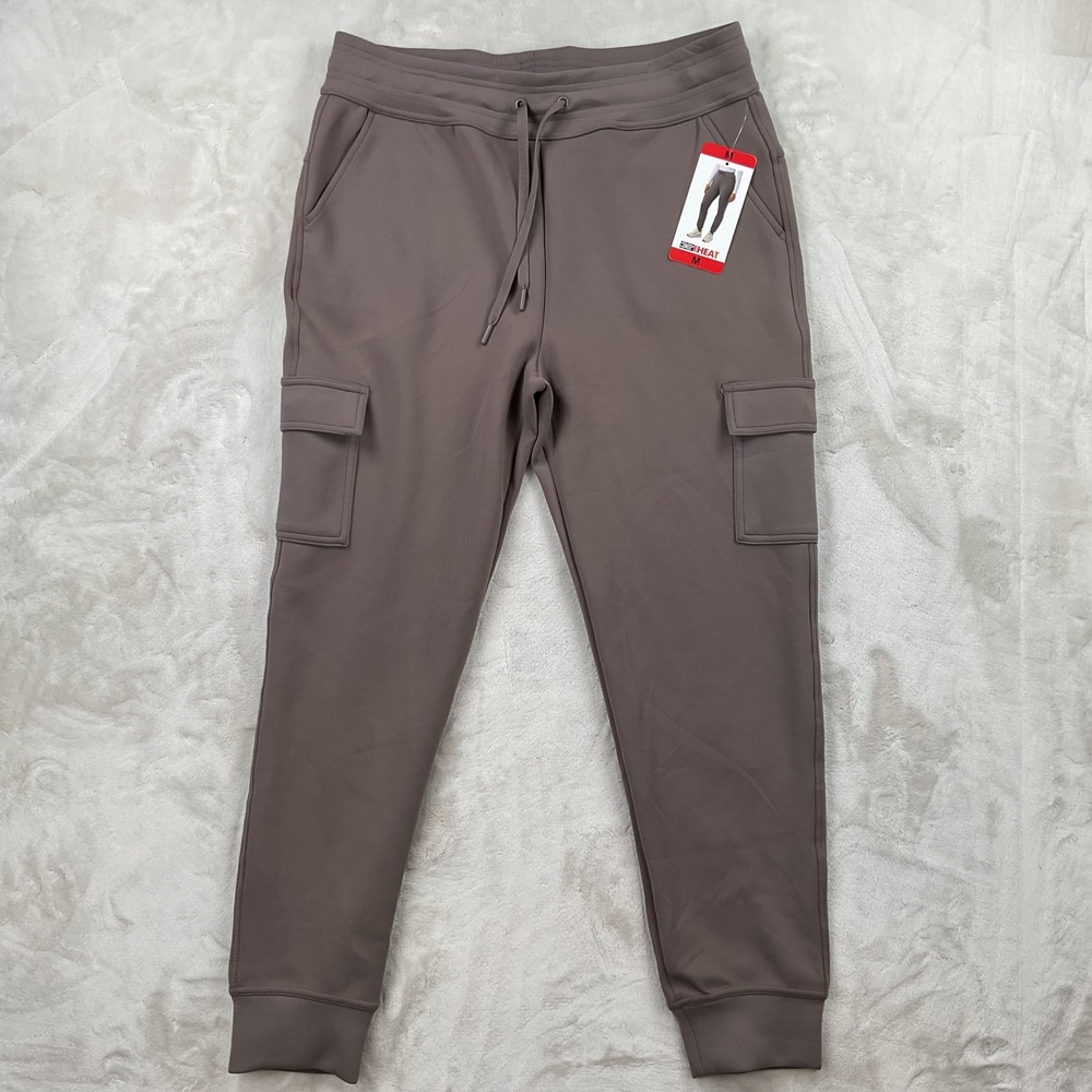 32 Degrees Heat Womens Cargo Jogger Pants Tan Brown M 1795761 New